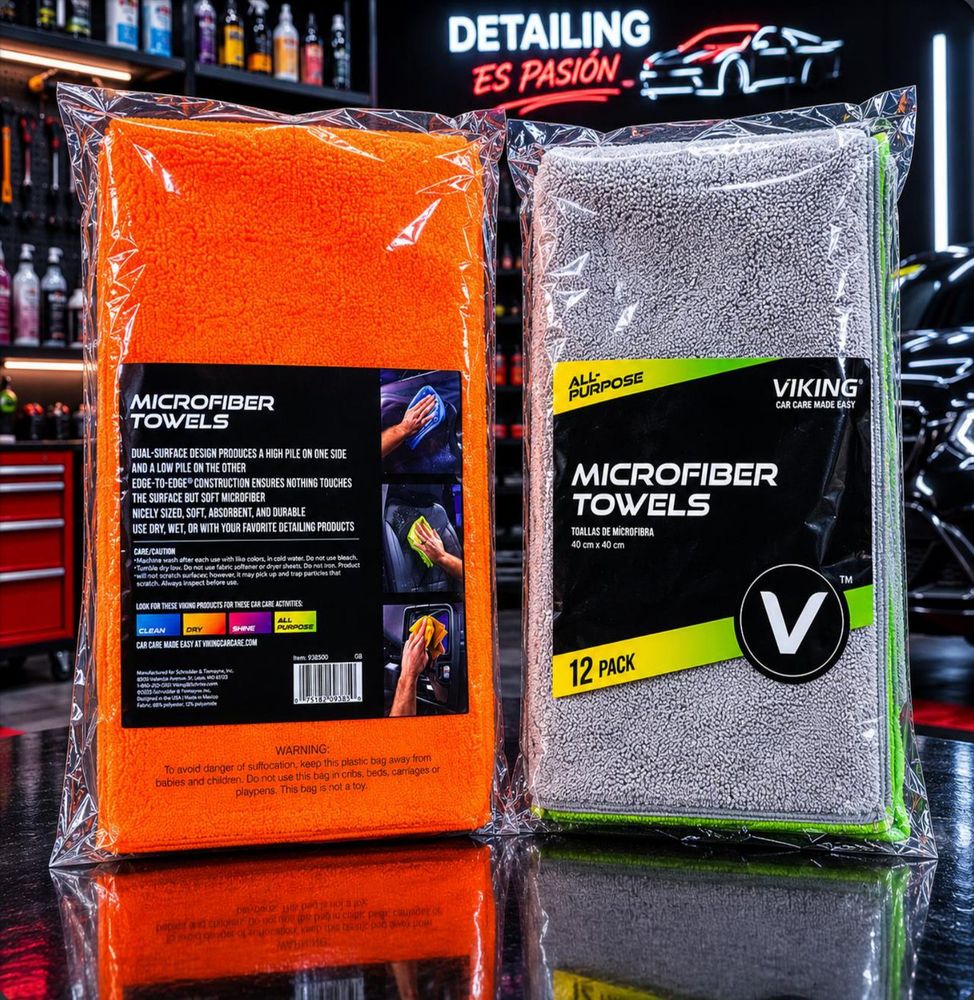 Microfibras Profesionales (pack de 12) de Proluxcar, 12 pzas